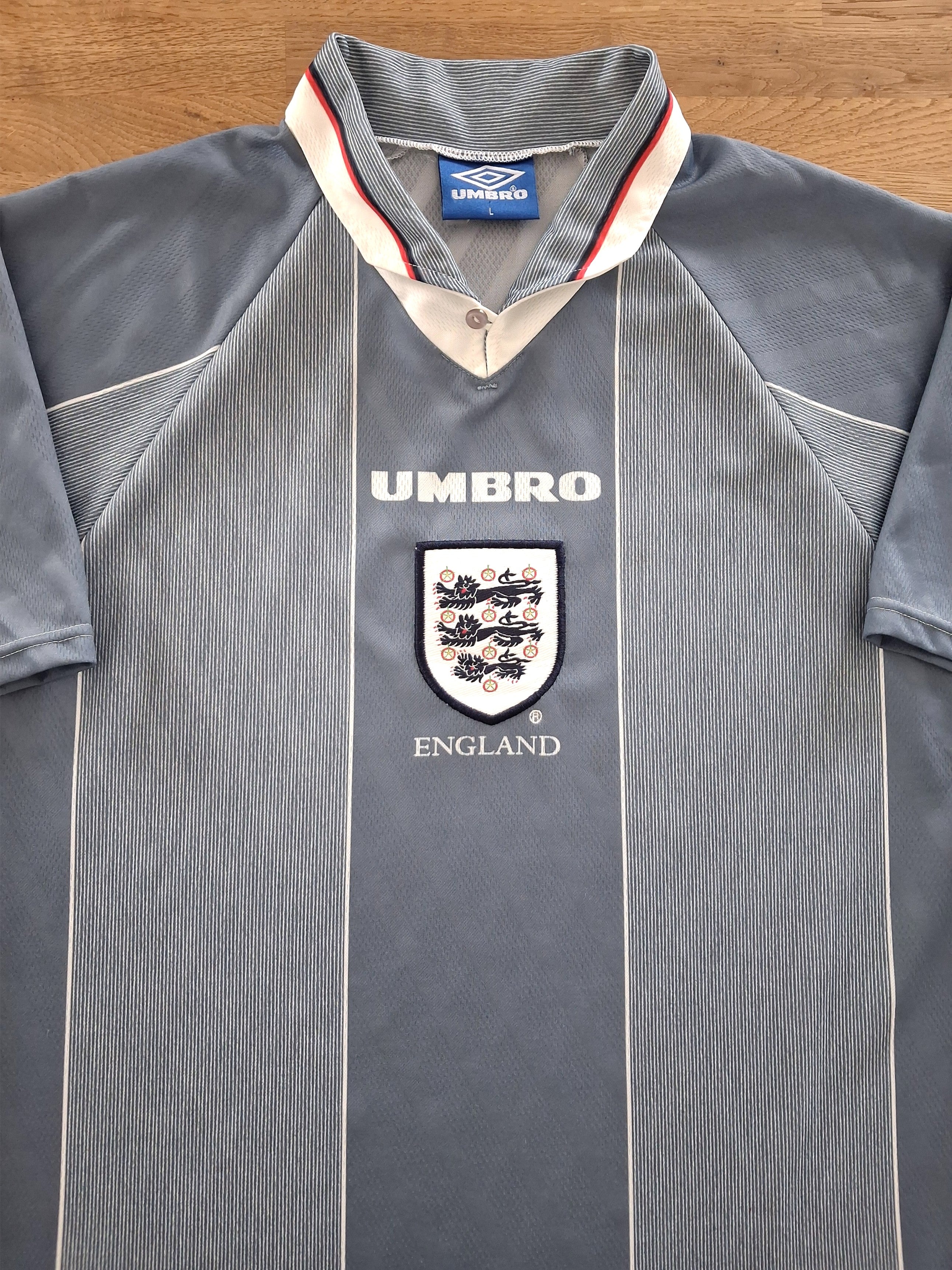 1996/97 England Away Football Shirt