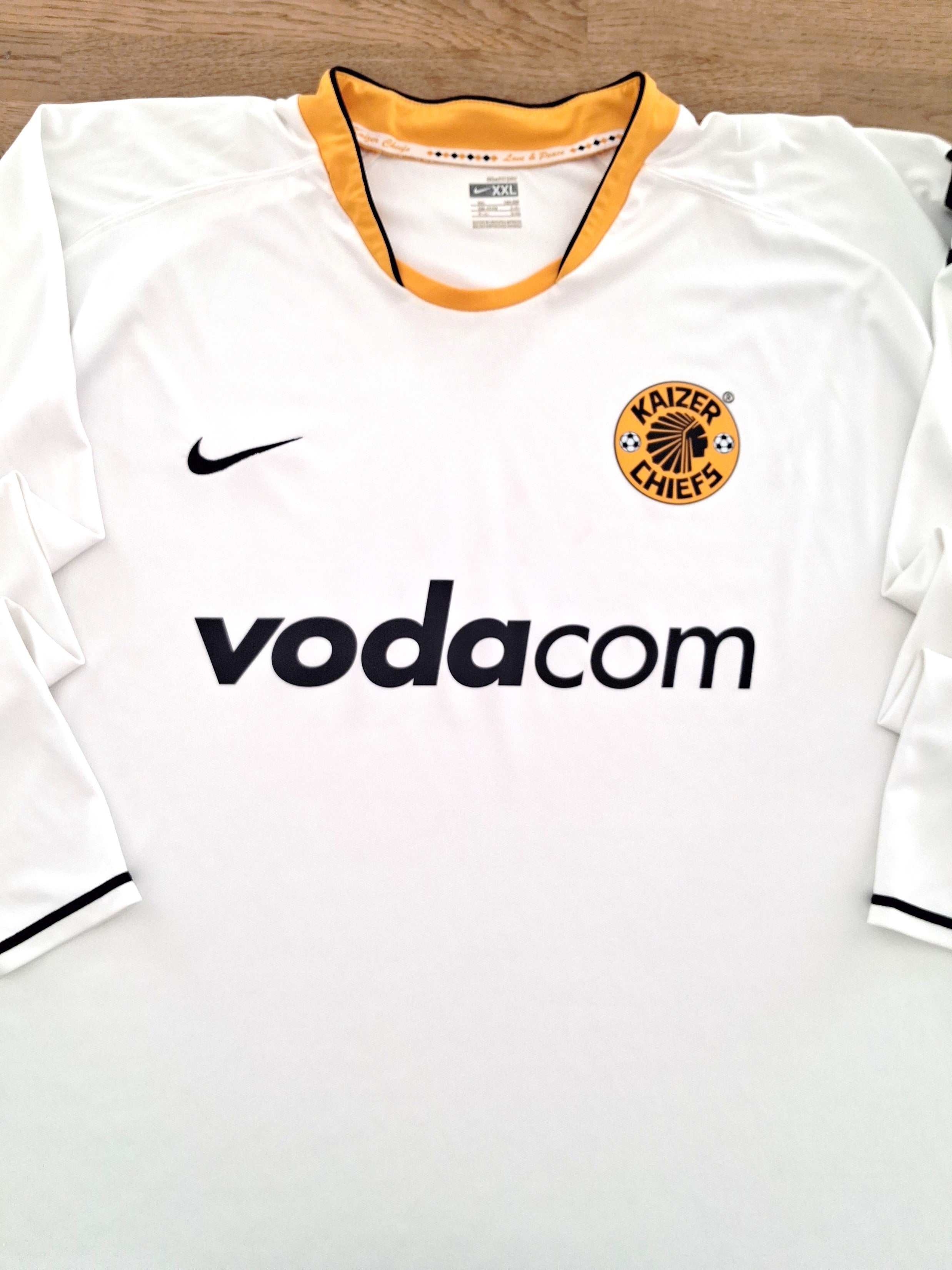 2008/09 Kaizer Chiefs Away Long Sleeve Football Shirt