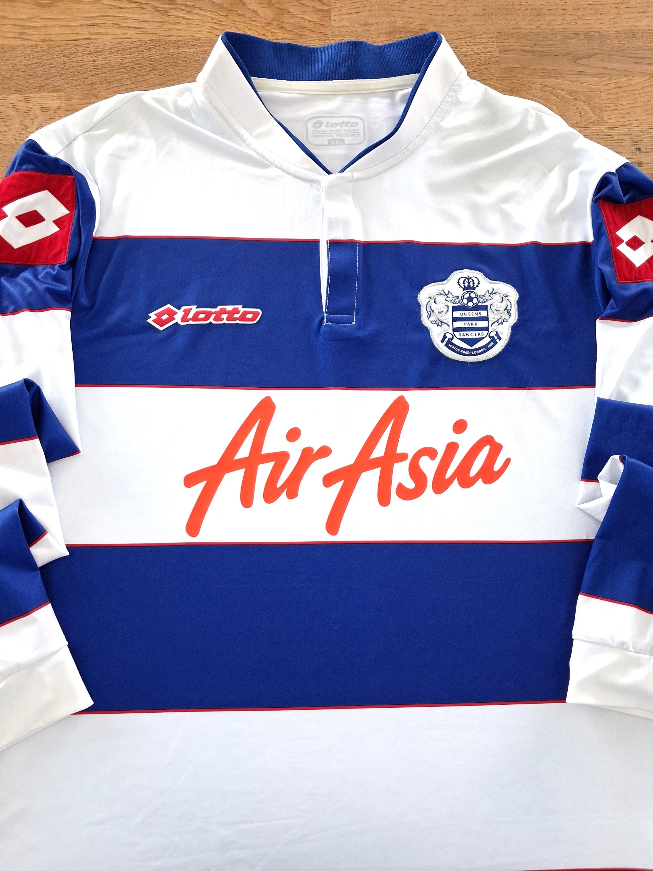2013/14 QPR Home Long Sleeve Football Shirt