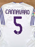 2007/08 Real Madrid Home La Liga Football Shirt Cannavaro #5