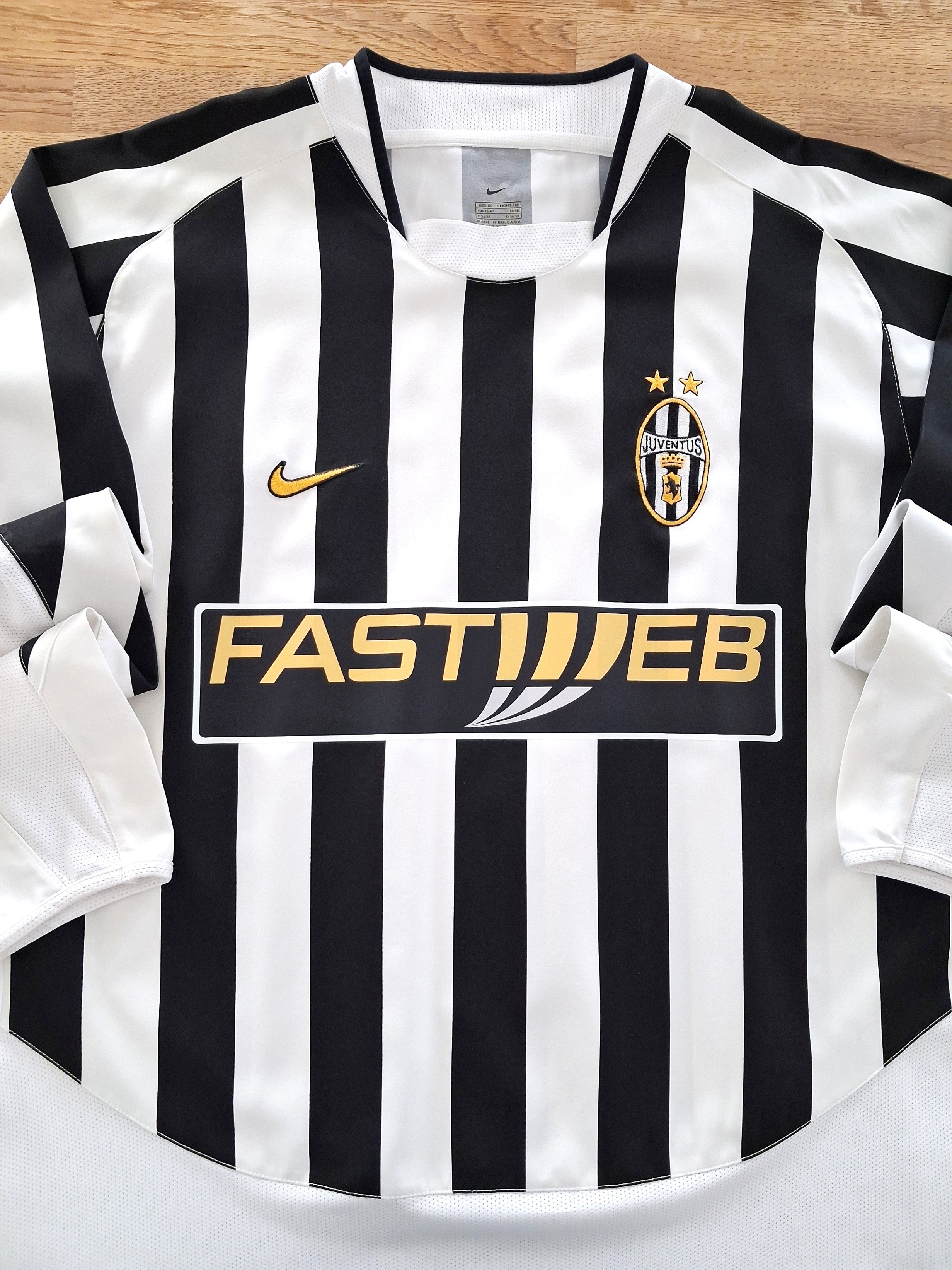 2003/04 Juventus Home Long Sleeve Football Shirt Conte #8