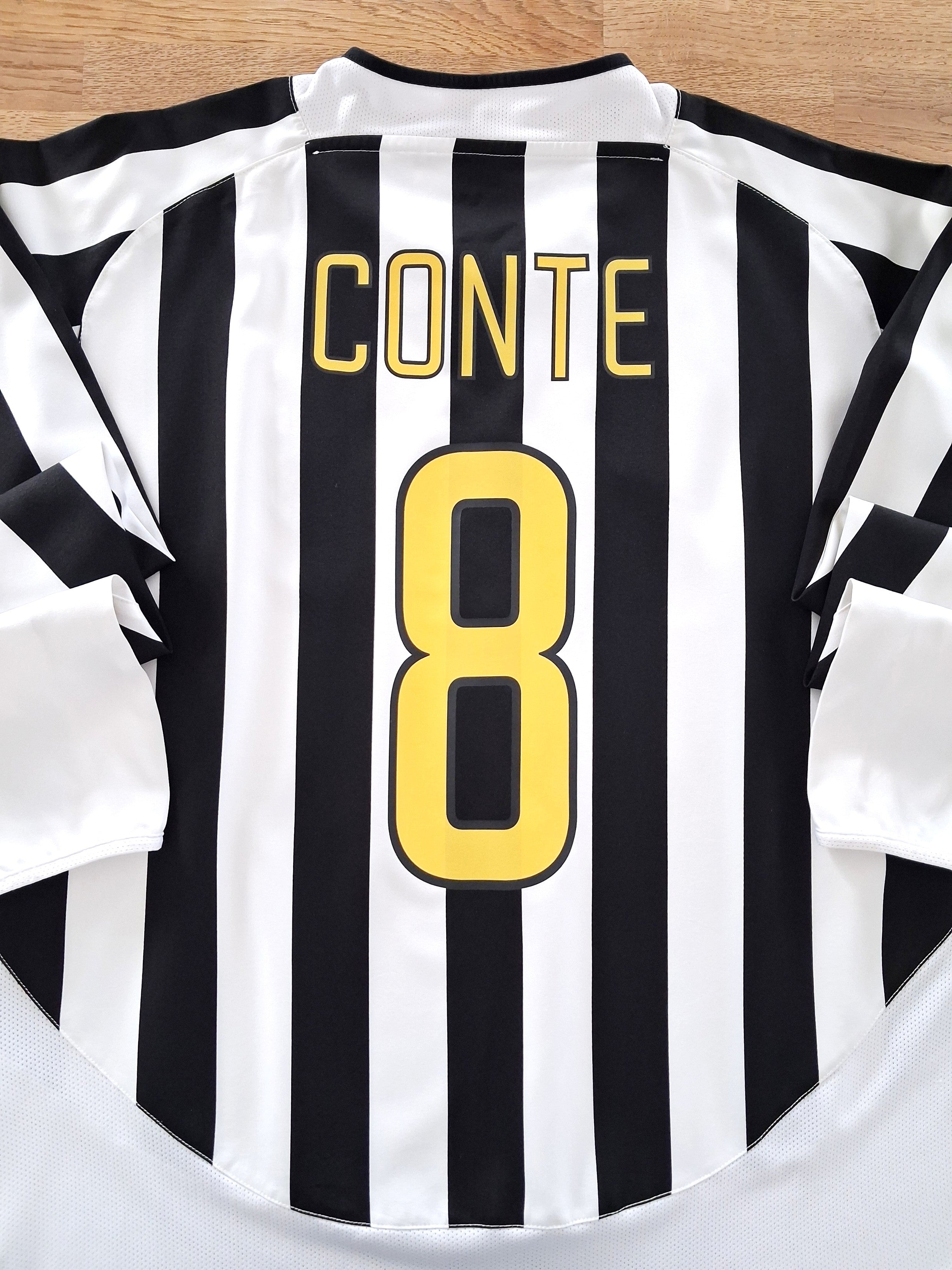 2003/04 Juventus Home Long Sleeve Football Shirt Conte #8