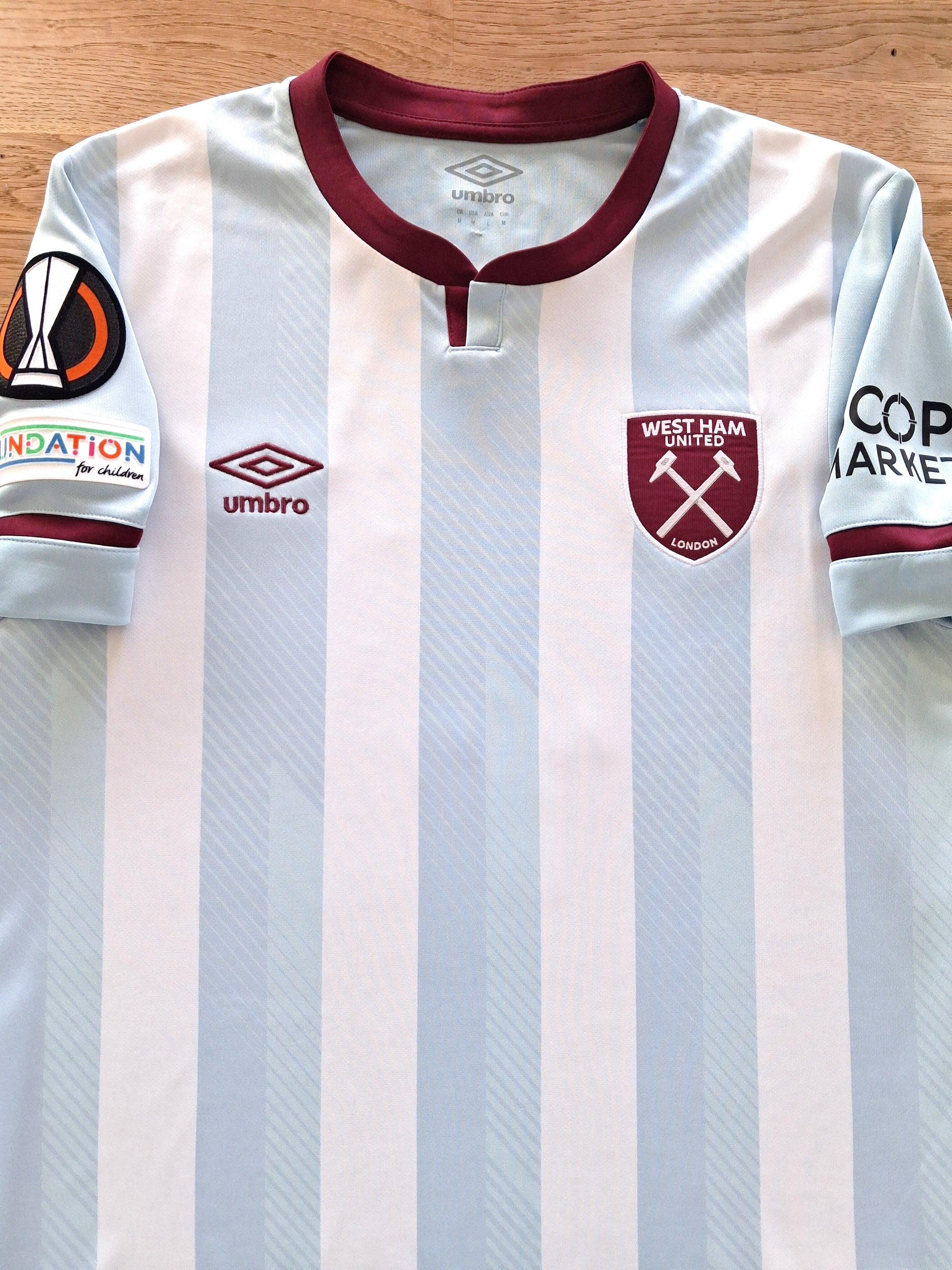 2021/22 West Ham Away Europa League Football Shirt