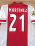 2020/21 Ajax Home Eredivisie Football Shirt Martinez #21