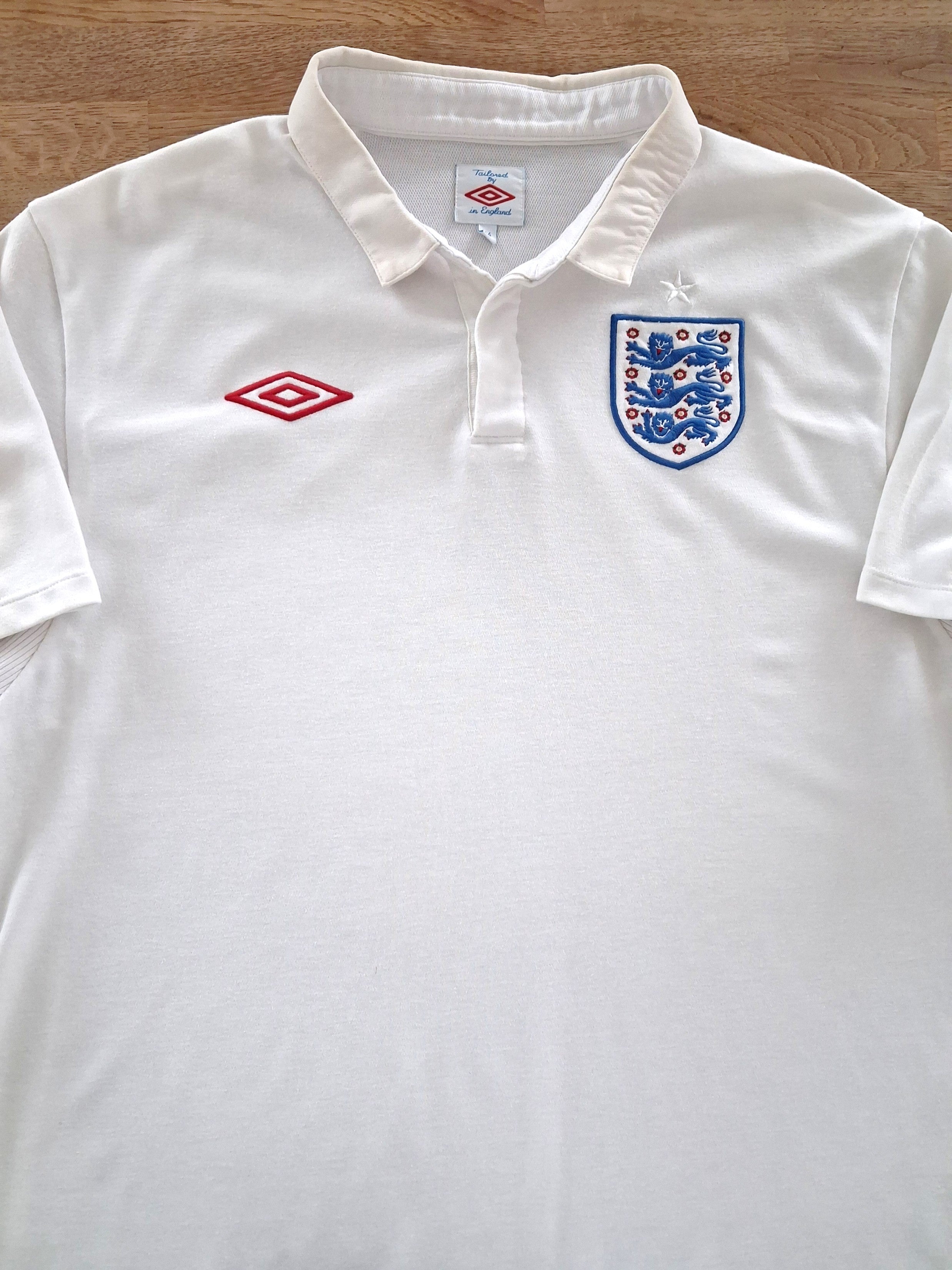 2009/10 England Home Football Shirt