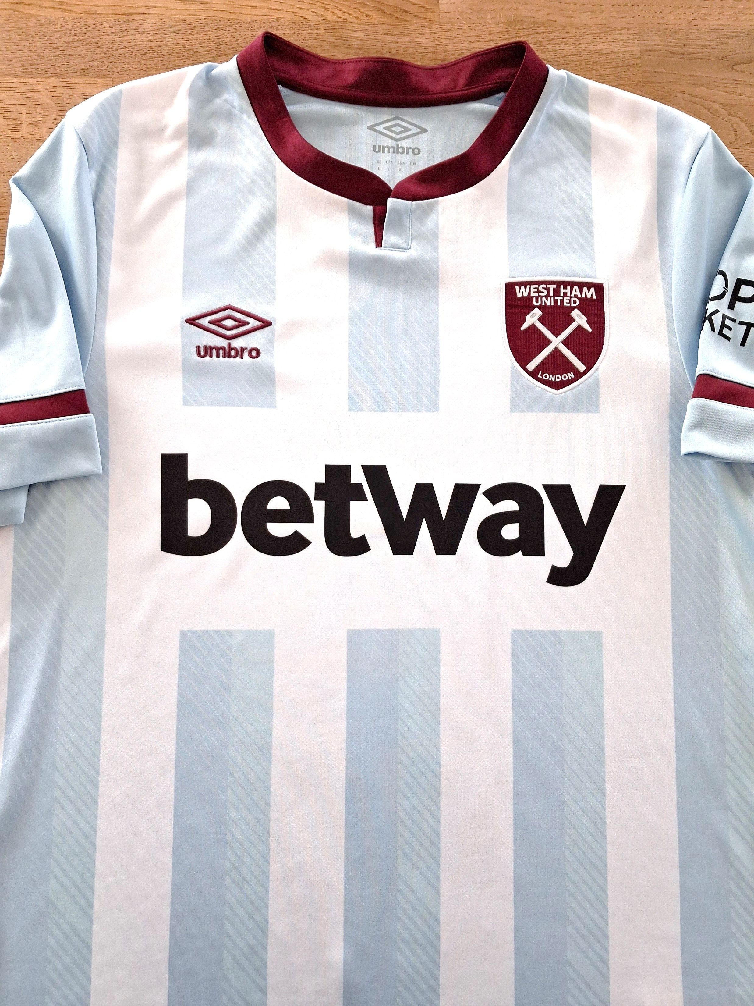 2021/22 West Ham Away Football Shirt