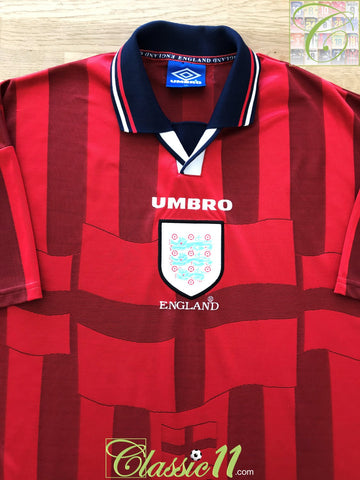 1997/98 England Away Football Shirt