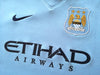 2014/15 Man City Home Premier League Football Shirt Silva #21 (B)