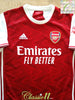 2020/21 Arsenal Home Premier League Football Shirt Ødegaard #11 (S)