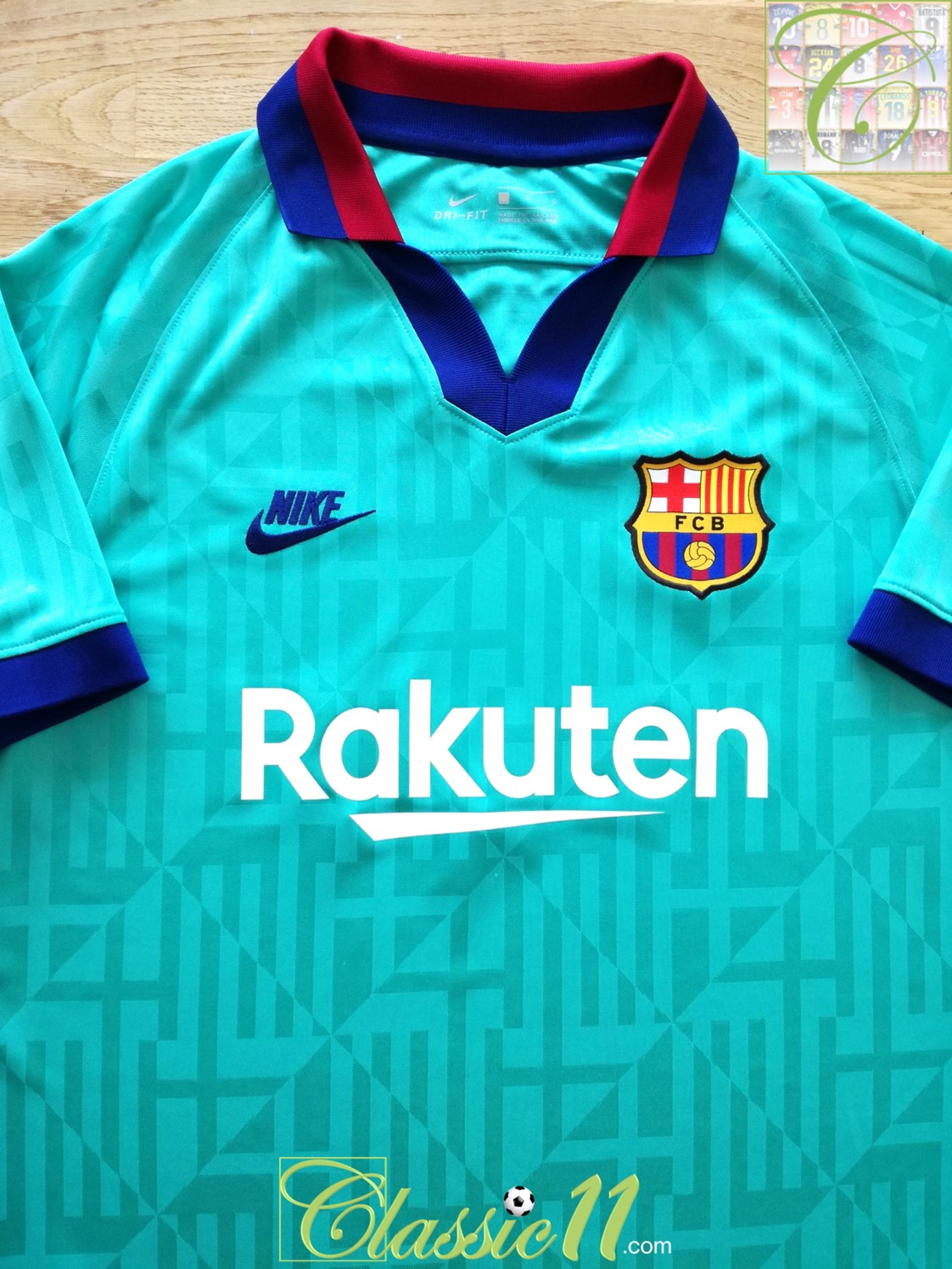 2019/20 Barcelona 3rd Kit Football Shirt Old Nike Soccer Jersey