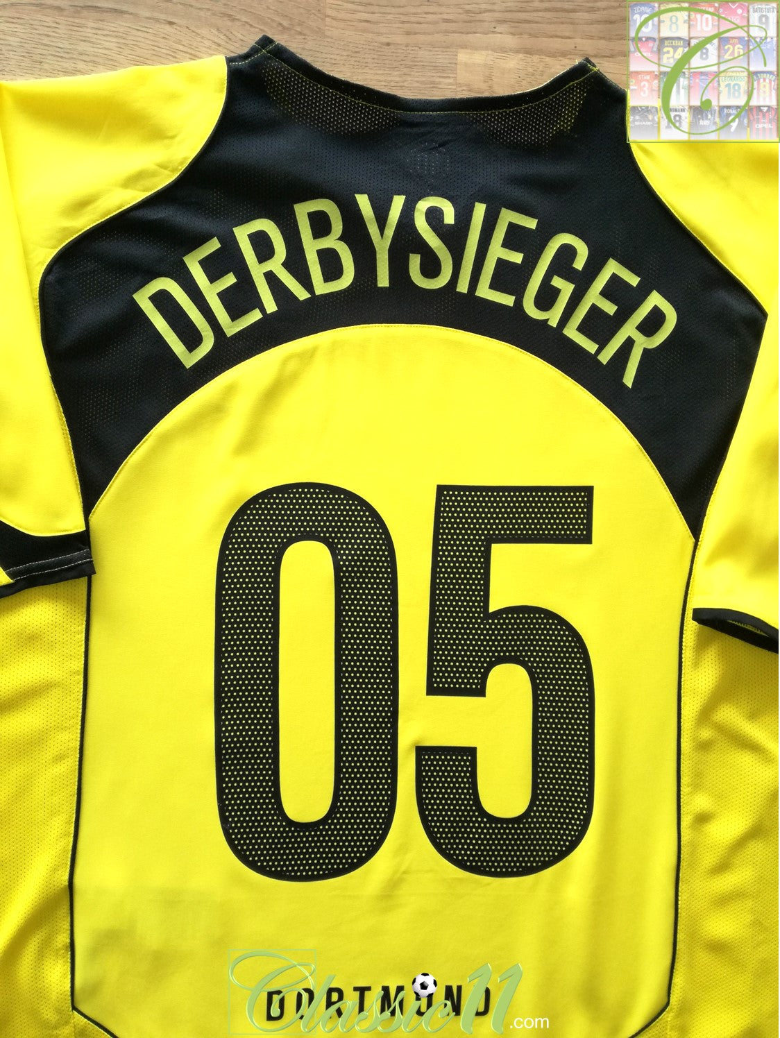 2004/05 Borussia Dortmund Home Football Shirt Derbysieger #05 (XL)