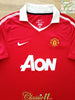 2010/11 Man Utd Home Premier League Football Shirt Rooney #10 (S)