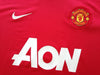 2010/11 Man Utd Home Premier League Football Shirt (M)
