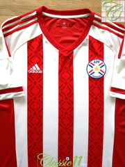 2015 Paraguay Home Copa America Football Shirt