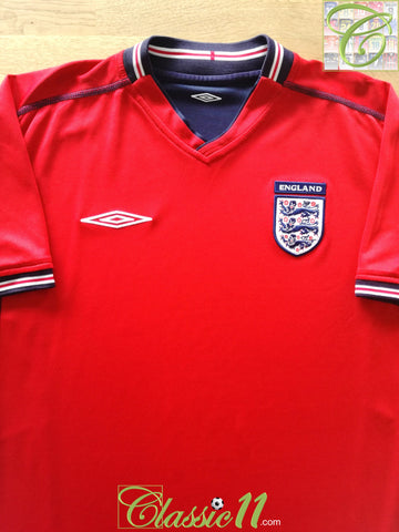 2002/03 England Away Football Shirt