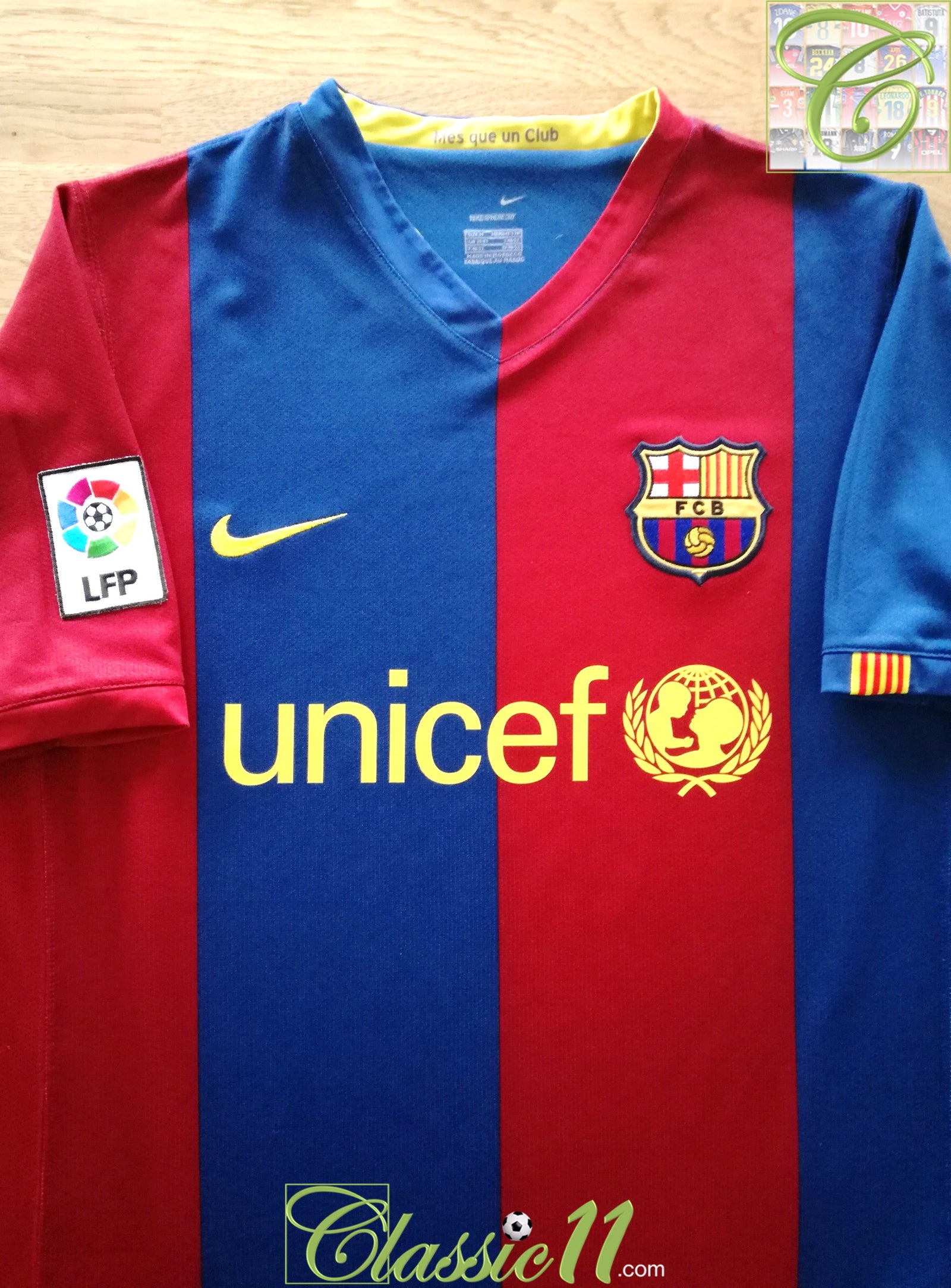 2006/07 Barcelona Home La Liga Football Shirt Henry #14 (M)