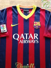 2013/14 Barcelona Home La Liga Football Shirt