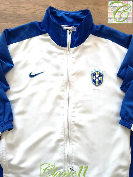 1998/99 Brazil Football Track Jacket / Official Old Nike Soccer
