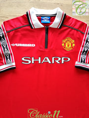 1998/99 Man Utd Home Football Shirt