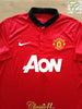 2013/14 Man Utd Home Premier League Football Shirt Fellaini #31 (XXL)