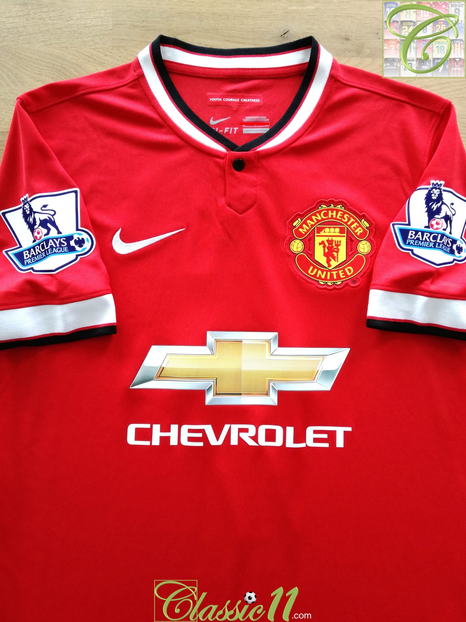 2014/15 Man Utd Home Premier League Football Shirt Januzaj #11 (S)