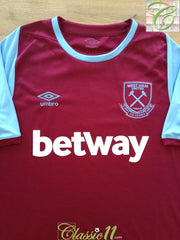 2020/21 West Ham Home Football Shirt