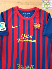 2011/12 Barcelona Home La Liga Football Shirt