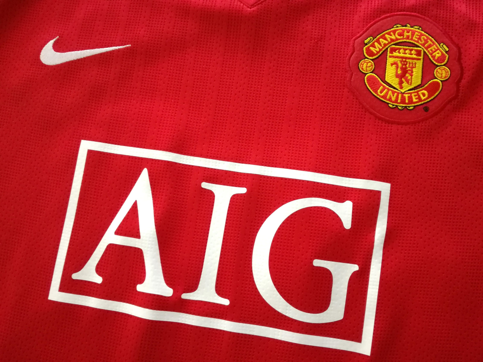 2007/08 Man Utd Home Premier League Football Shirt Giggs #11 (S)