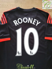 2015/16 Man Utd 3rd Premier League Football Shirt Rooney #10