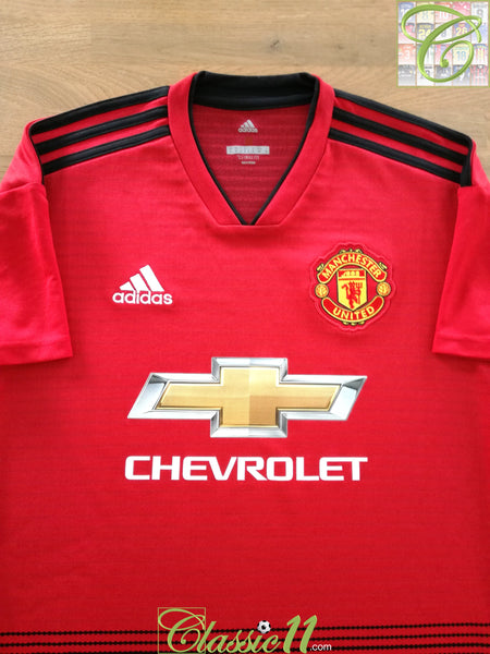 Manchester United Jersey 2018/19 Home Large Mens Soccer Shirt CG0040 Adidas