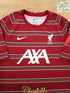 2021/22 Liverpool Pre-Match Football Shirt