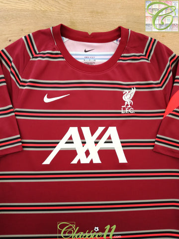 2021/22 Liverpool Pre-Match Football Shirt