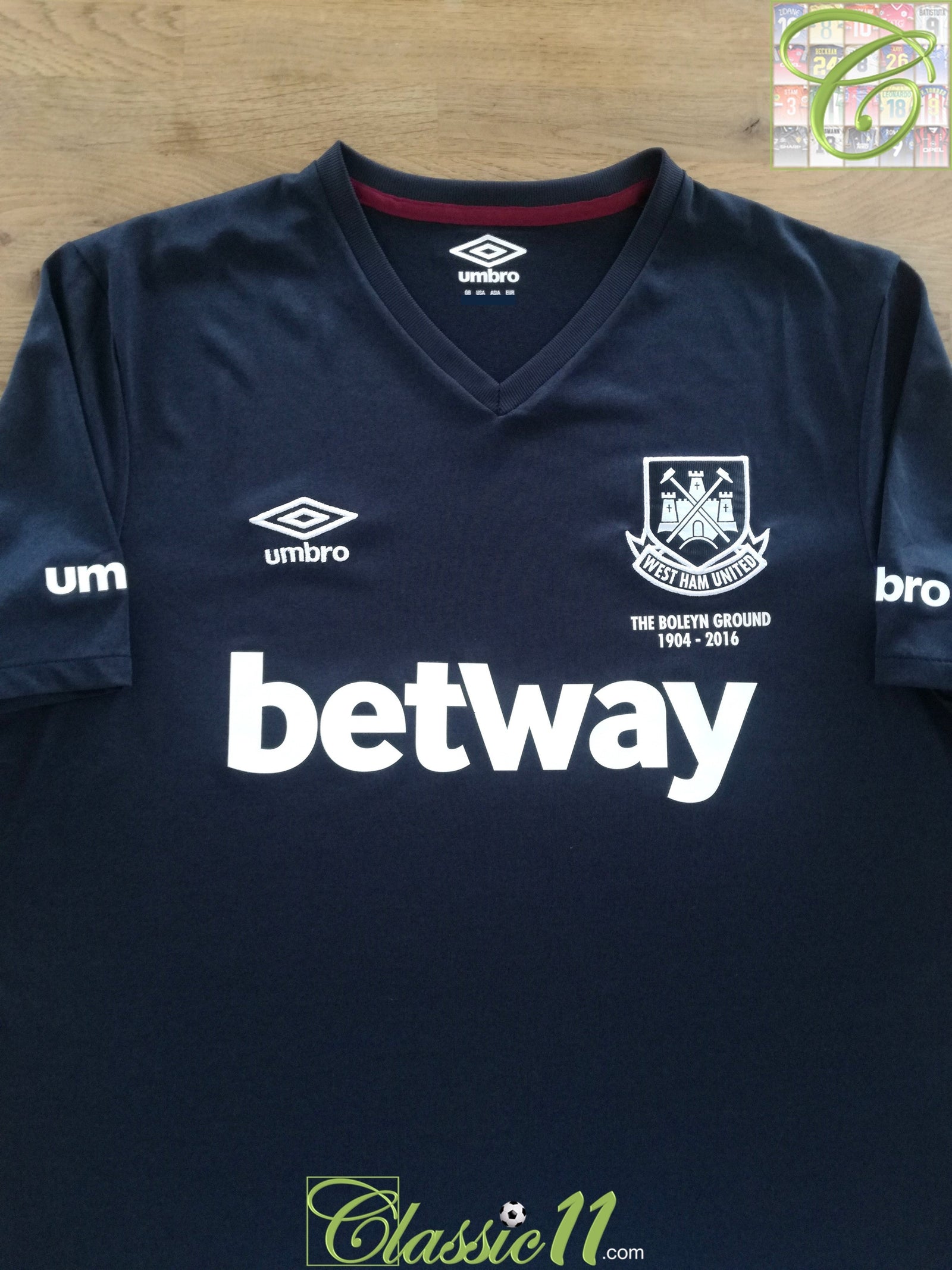 2015/16 West Ham 3rd Football Shirt