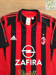 2005/06 AC Milan Home Football Shirt