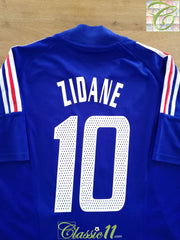 2002/03 France Home Football Shirt Zidane #10