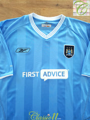 2003/04 Man City Home Football Shirt