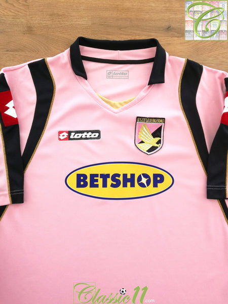 2009/10 Palermo Home Football Shirt / Old Official Lotto Soccer Jersey