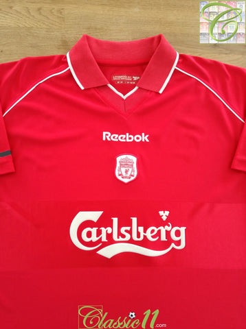 2000/01 Liverpool Home Football Shirt