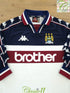 1997/98 Man City Away Football Shirt. (S)