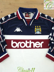1997/98 Man City Away Football Shirt. (S)