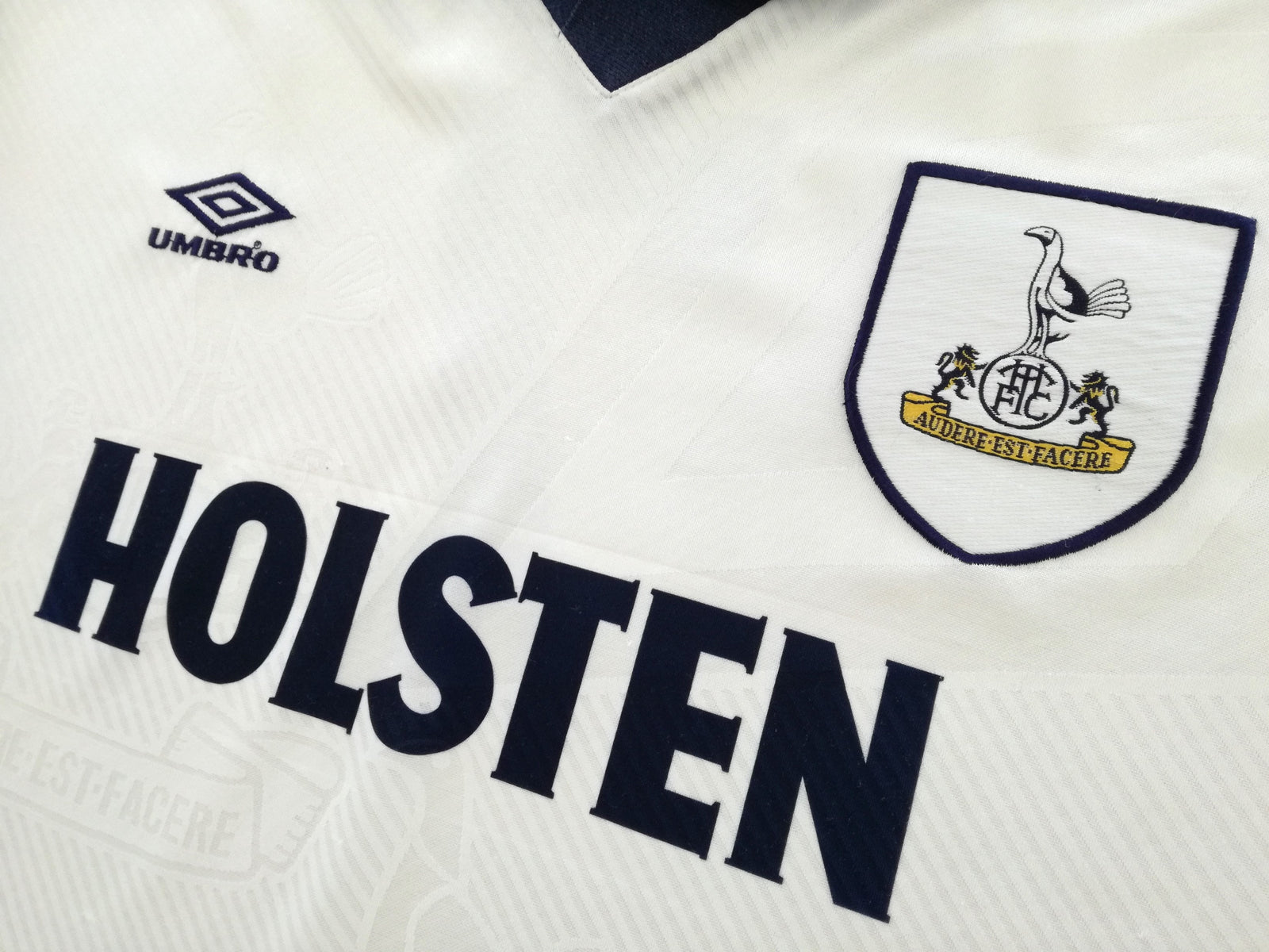 1993/94 Tottenham Home Football Shirt Barmby #7 (XL)