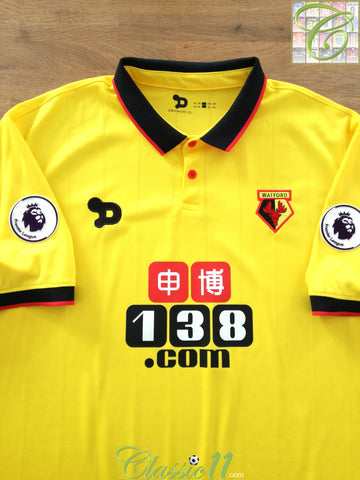 2016/17 Watford Home Premier League Football Shirt (XXL)
