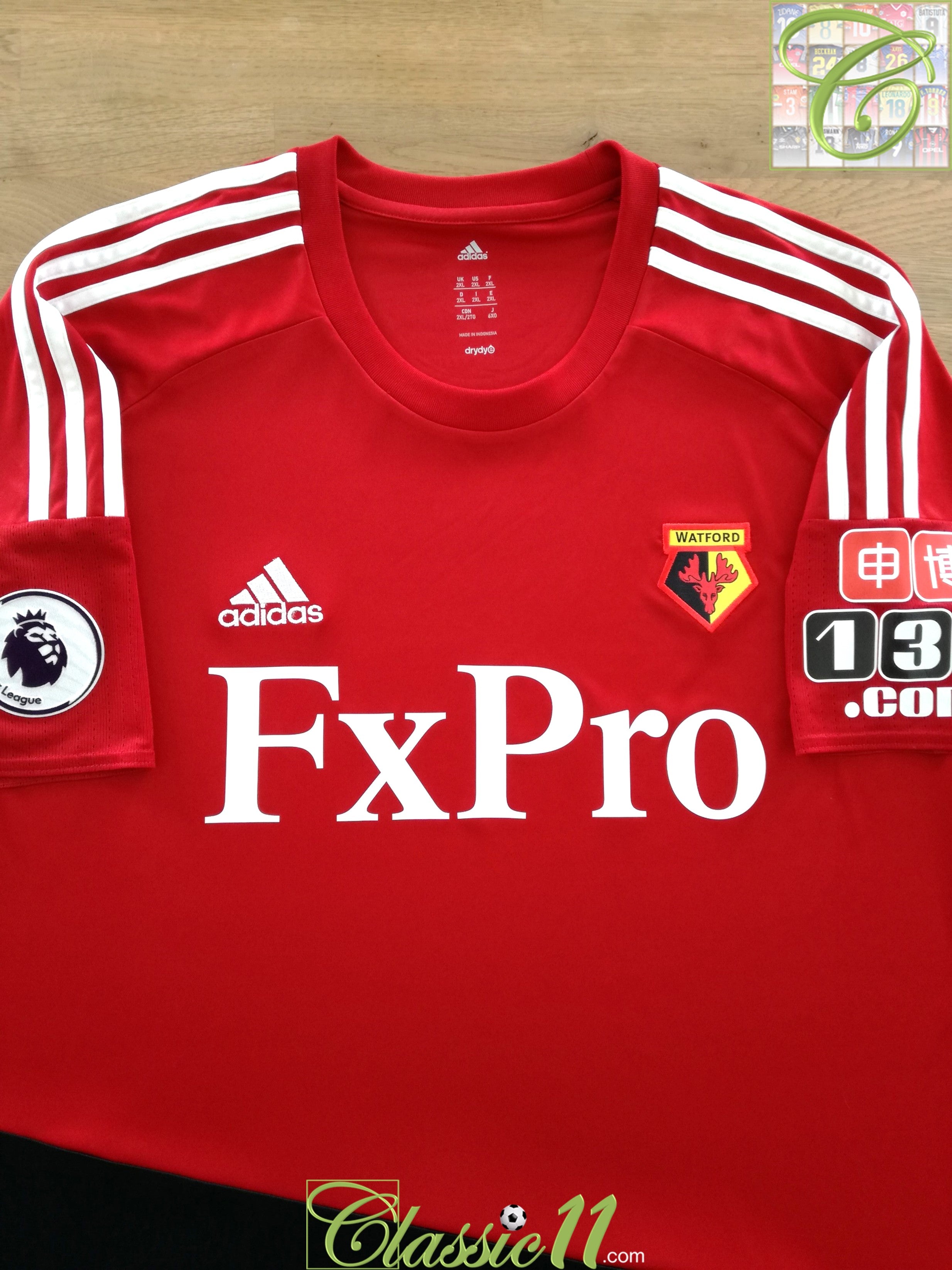 2017/18 Watford Away Premier League Football Shirt