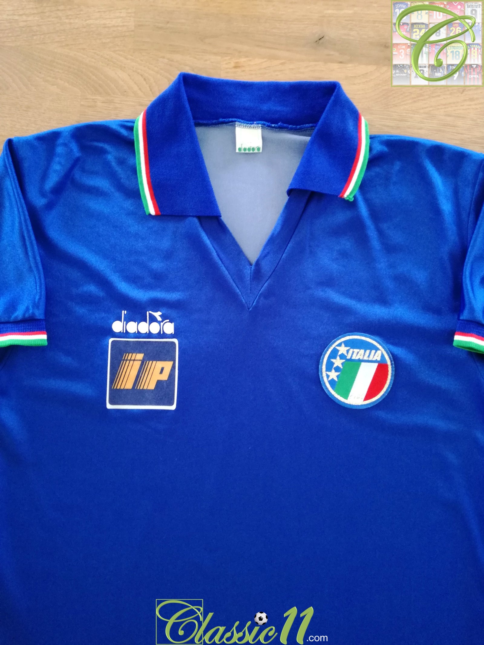 1985/86 Italy Football Training Shirt (M)