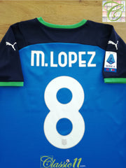 2021 Sassuolo 3rd Serie A Match Worn Football Shirt M. Lopez #8