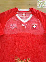 2018/19 Switzerland Home Football Shirt