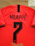 2019/20 PSG Away Football Shirt Mbappé #7 (S)