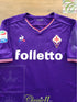 2017 Fiorentina Home Match Worn (vs Real Madrid) Football Shirt Veretout #17 (L)