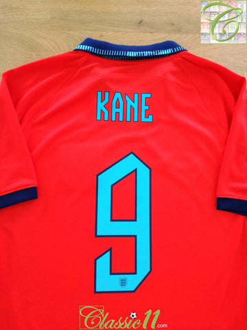 2022/23 England Away Football Shirt Kane #9