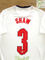 2020/21 England Home Football Shirt Shaw #3
